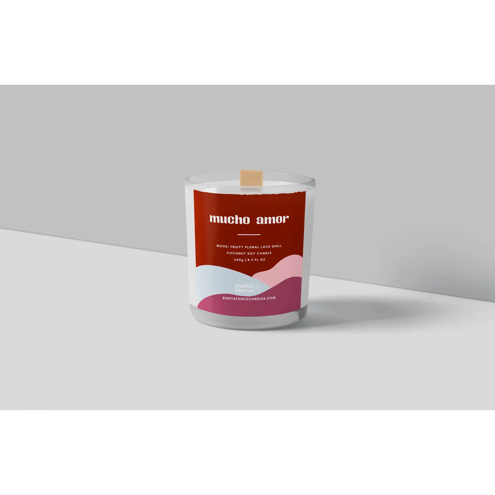 Bonita Fierce Candles Mucho Amor Candle 8.5oz