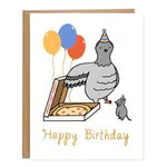 Tiffbits Pizza Pie Birthday Card