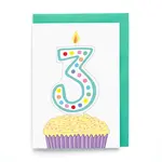 You've Got Pen On Your Face 3rd Birthday Greeting Card