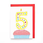 You've Got Pen On Your Face 5th Birthday Greeting Card