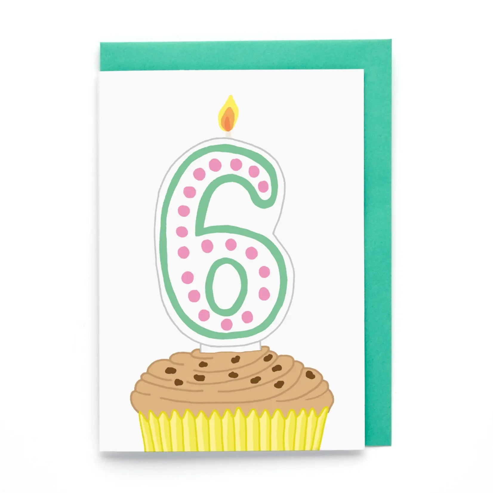 You've Got Pen On Your Face 6th Birthday Greeting Card