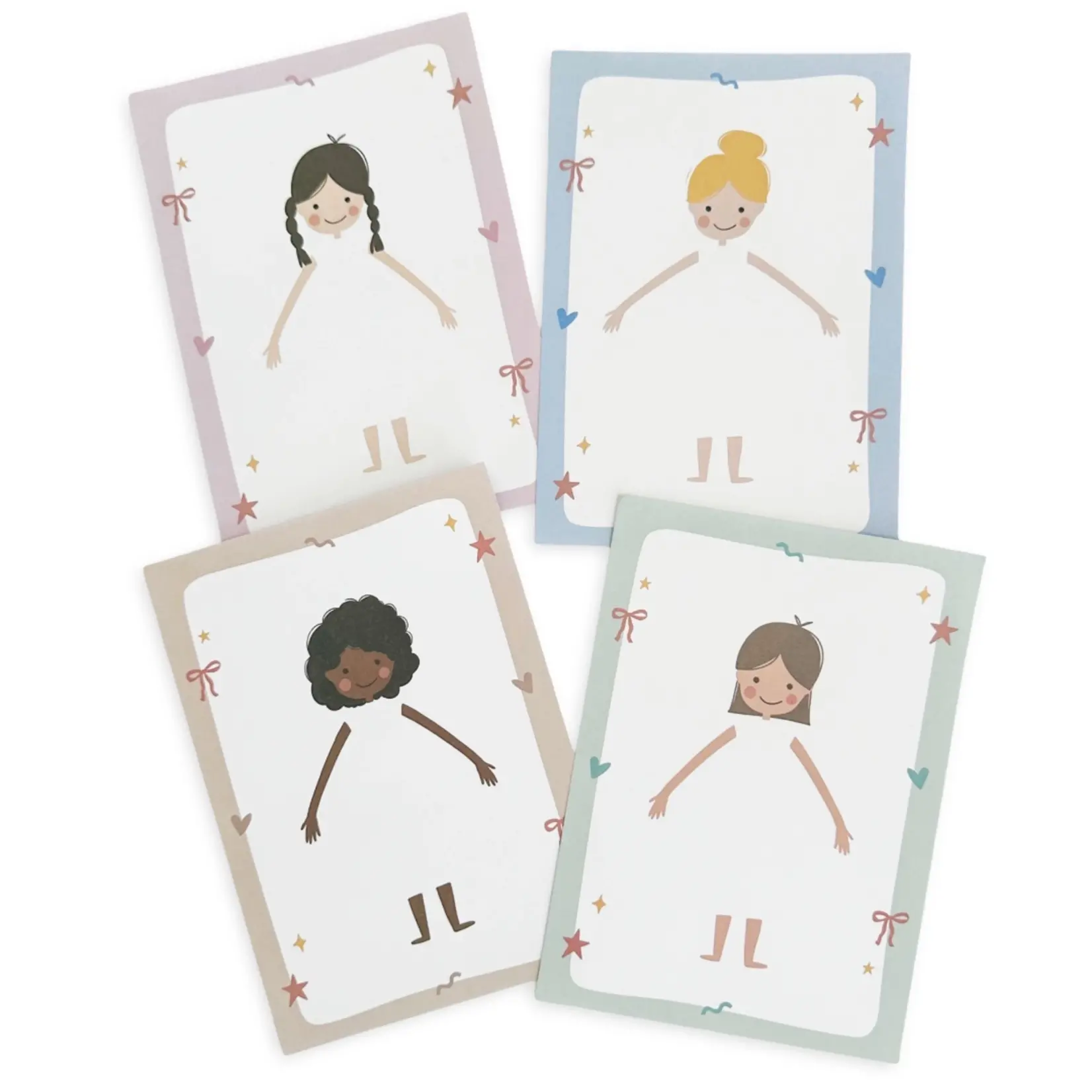 Cherrypick Design-A-Doll Girls Notepad