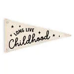 Cherrypick Long Live Childhood Pennant Flag