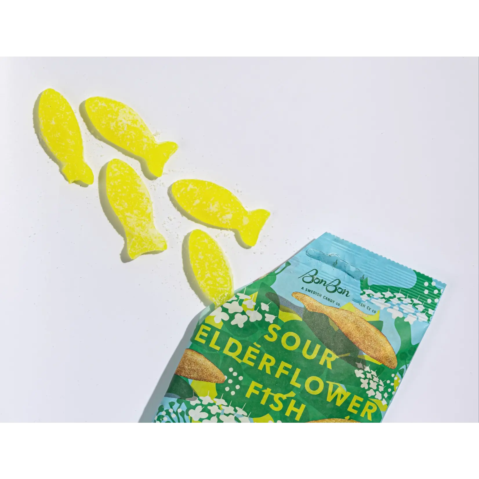 BonBon NYC Sour Elderflower Fish - Swedish Candy 5.2oz