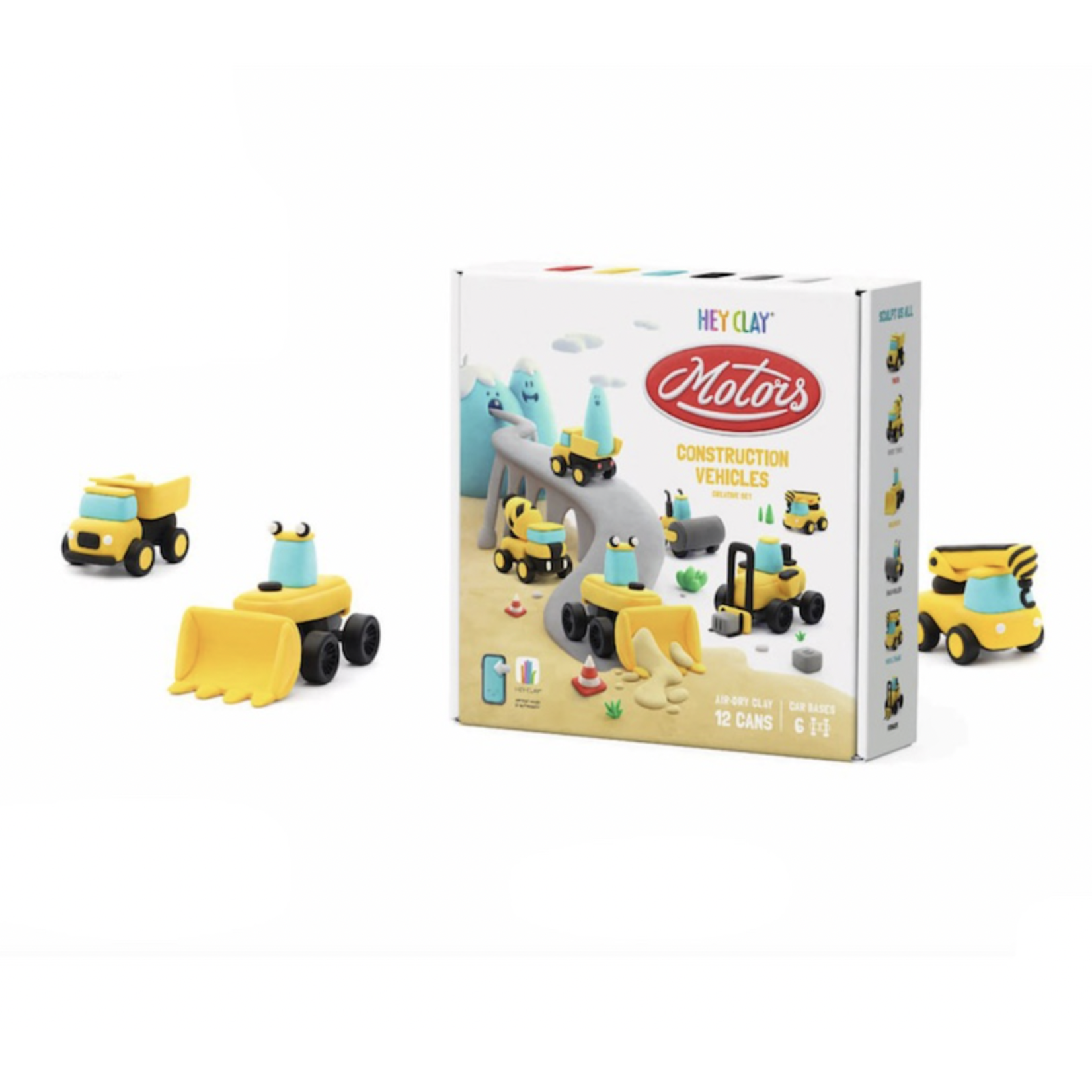 Fat Brain Toy Co Hey Clay Construction Vehicles