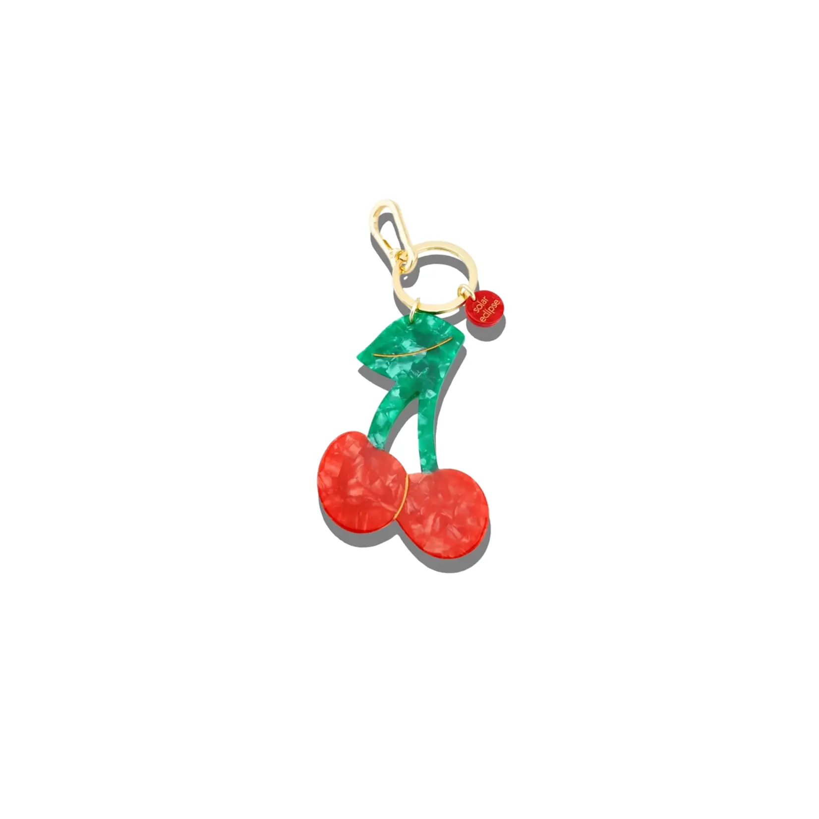Solar Eclipse Cherry Bag Charm & Keychain