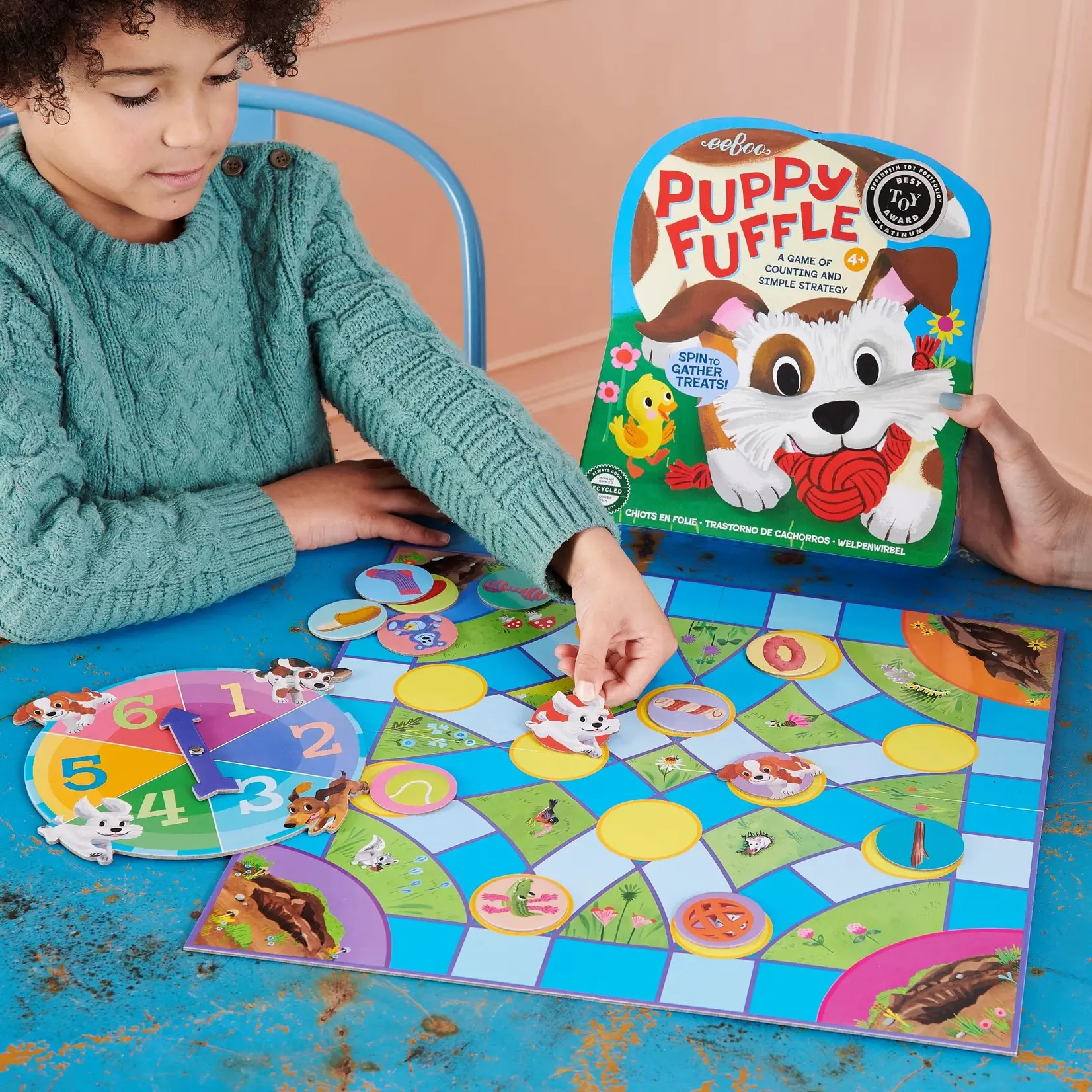eeBoo Puppy Fuffle Board Game