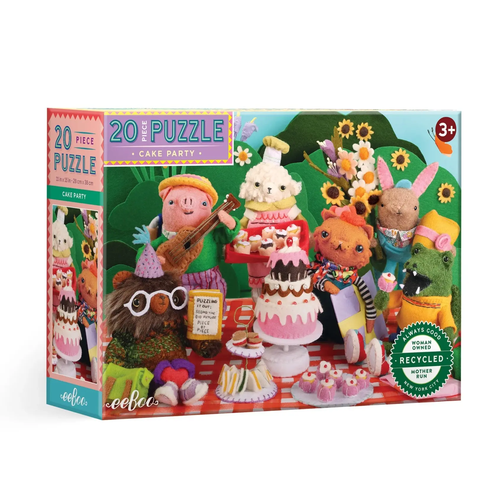 eeBoo Cake Party Puzzle