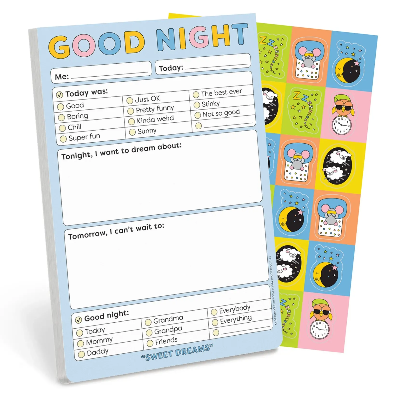 Knock Knock Good Night Playtime Pads