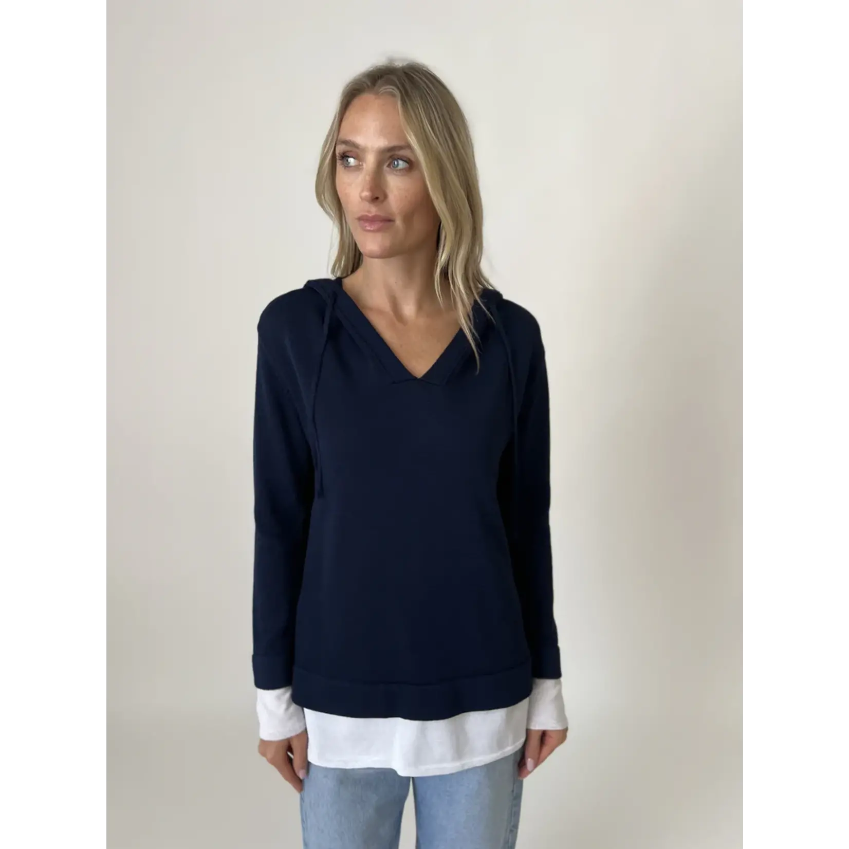 Six Fifty Abigail Hoodie-Navy
