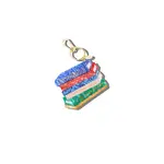 Solar Eclipse Book Stack Bag Charm + Keychain