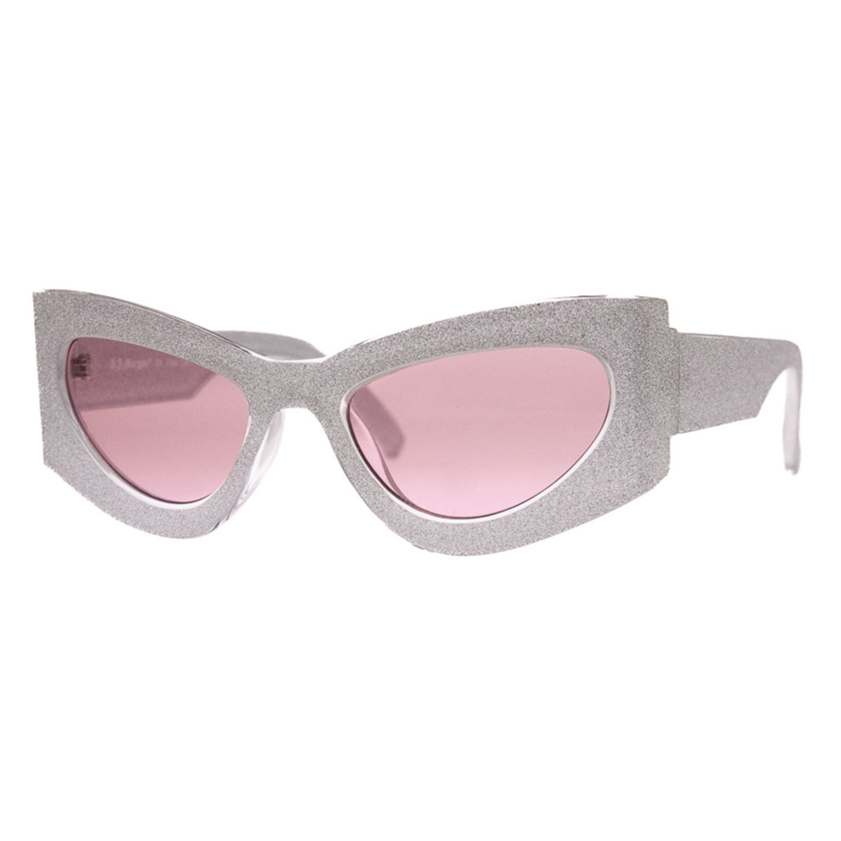 AJ Morgan Empress Sunglasses Silver Glitter