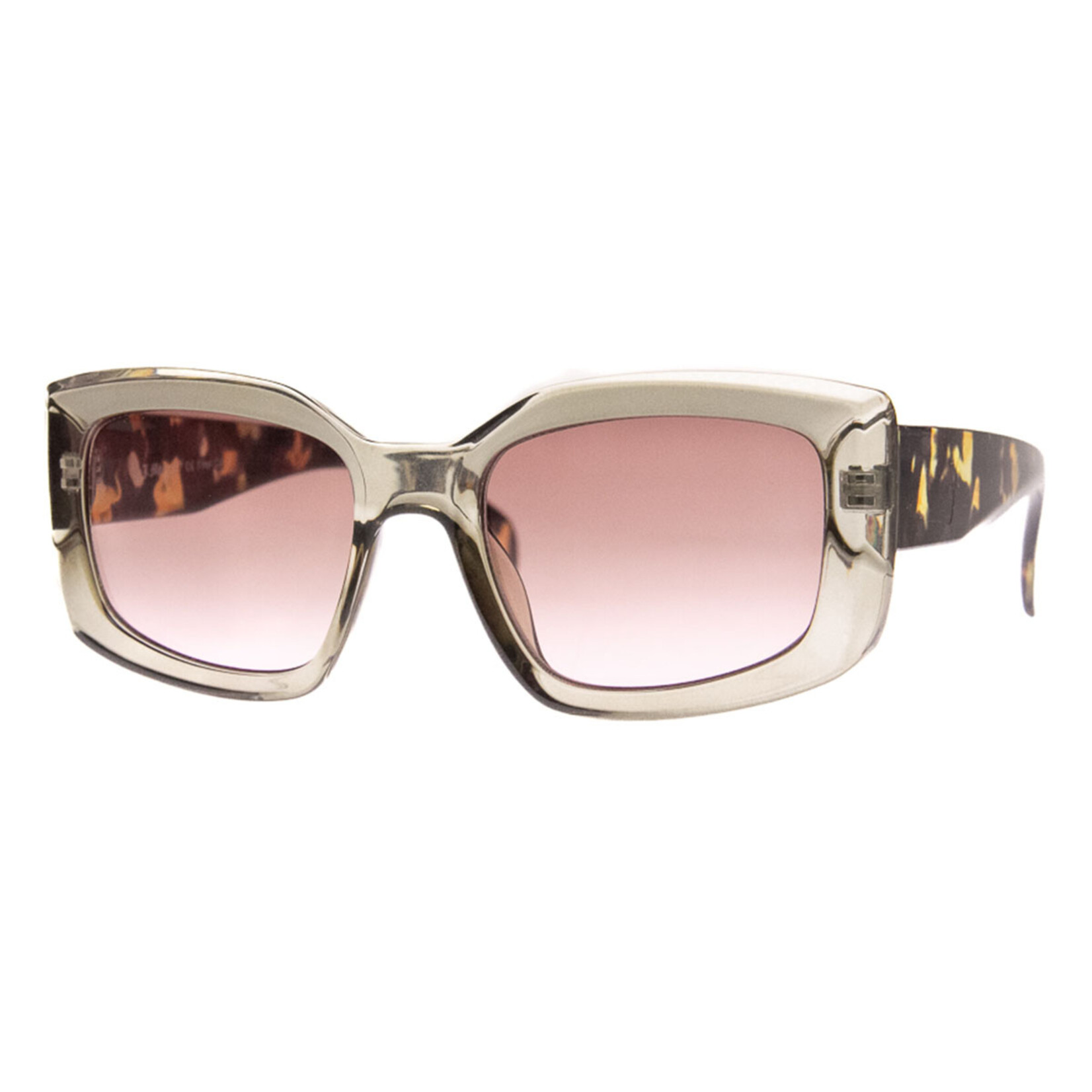 AJ Morgan Host Sunglasses Green/Tort
