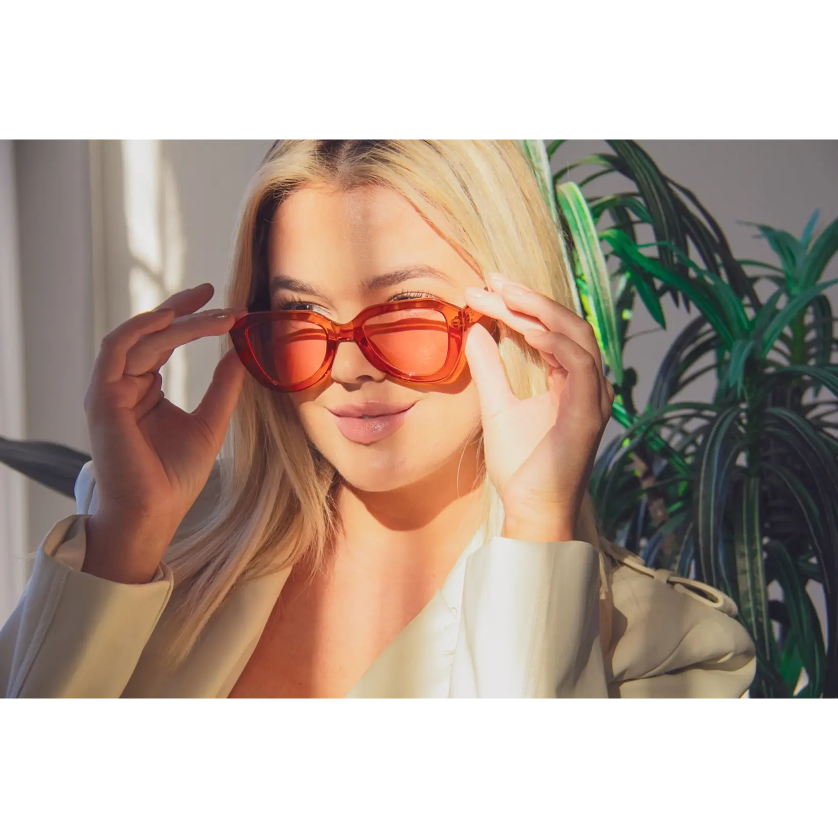 AJ Morgan Isabella Sunglasses Rust