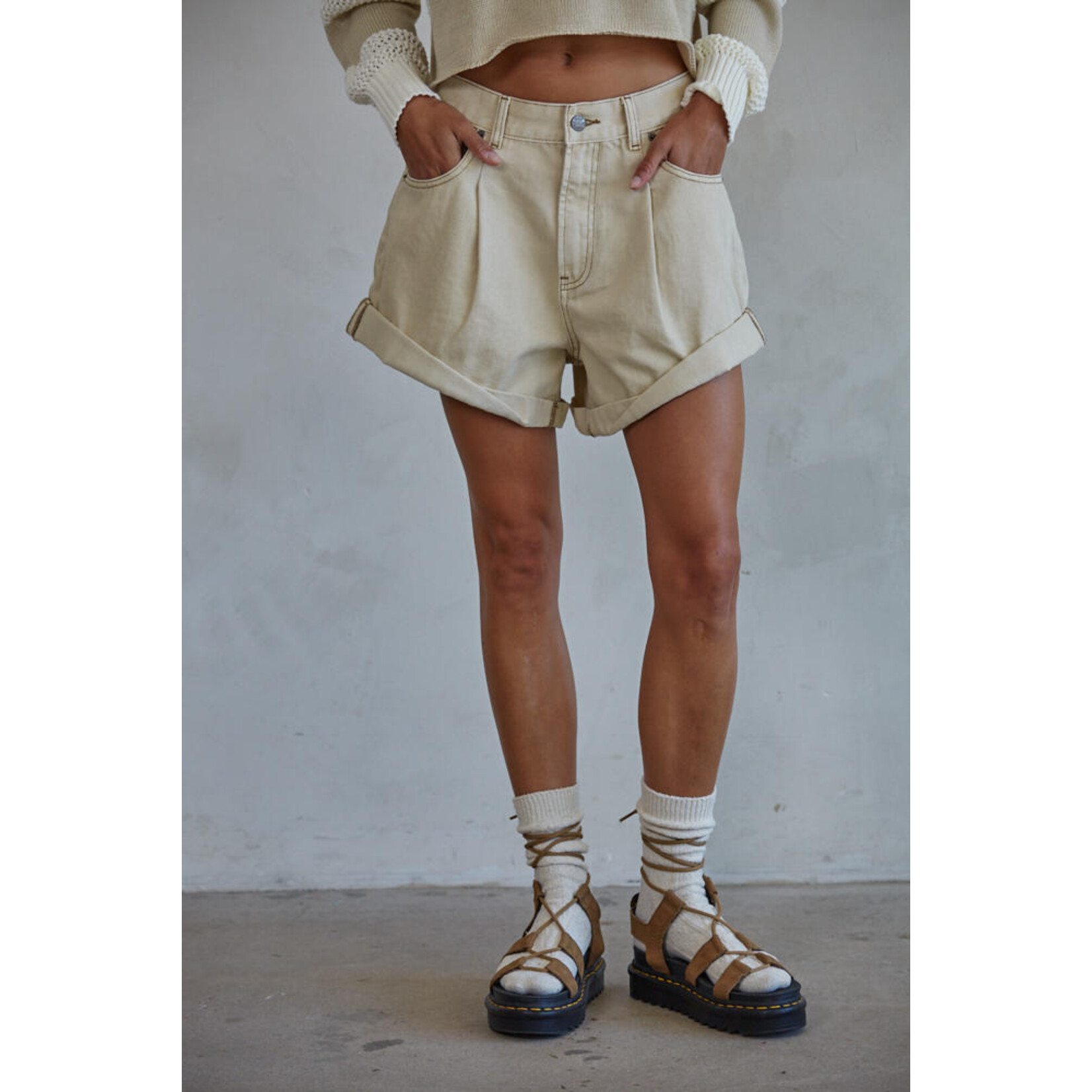 By Together Cruisin' Shorts-Sand