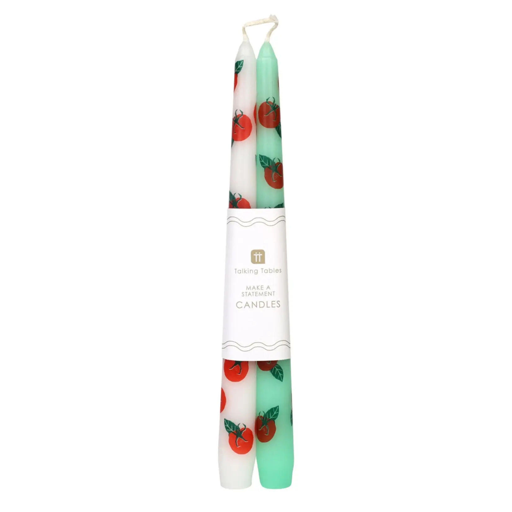 Talking Tables Tomato Taper Candles