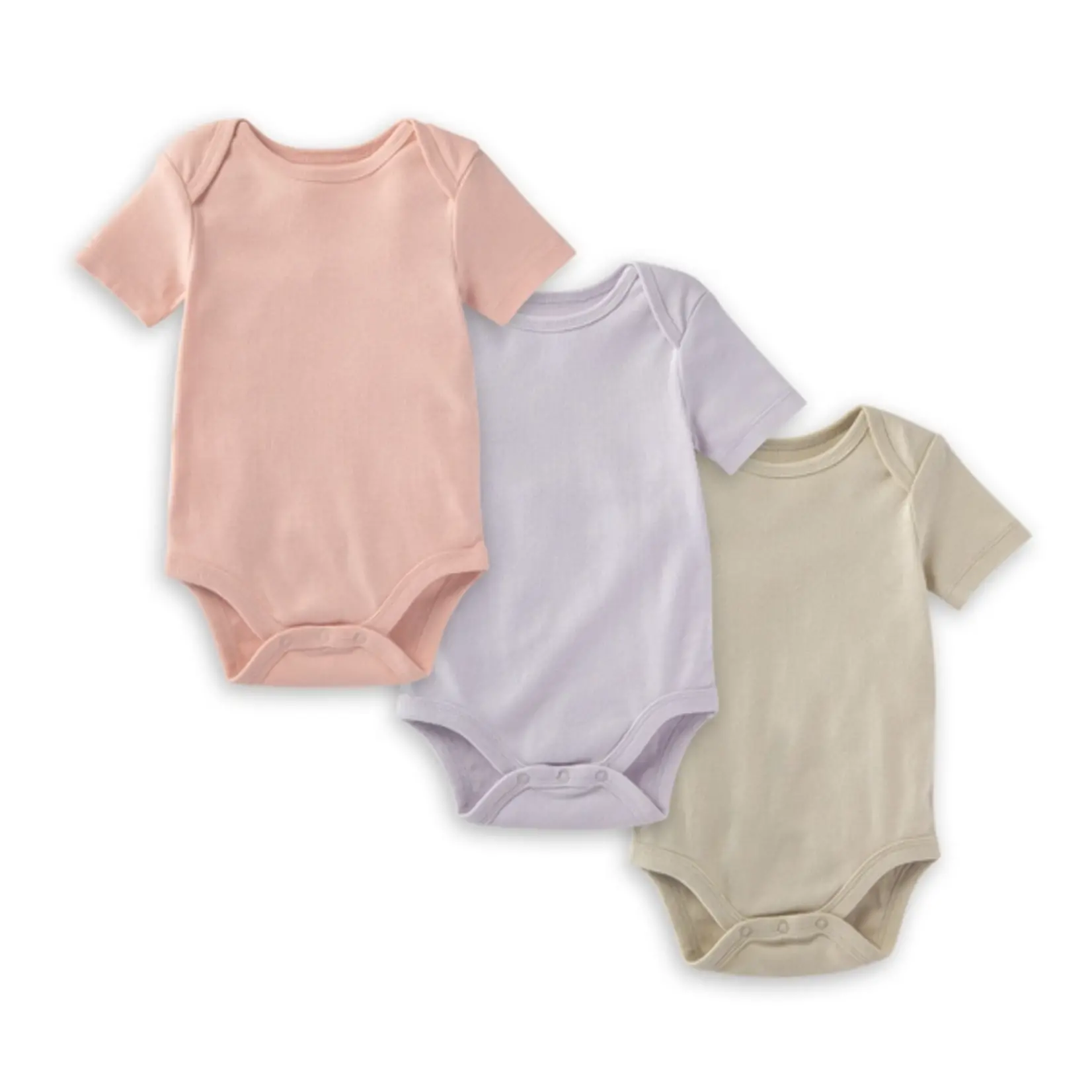 Burt's Bees Bodysuits Set-Pink Sand