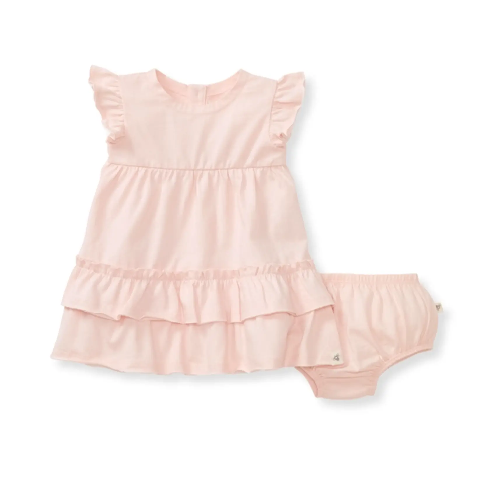 Burt's Bees Ruffle Dress & Cover