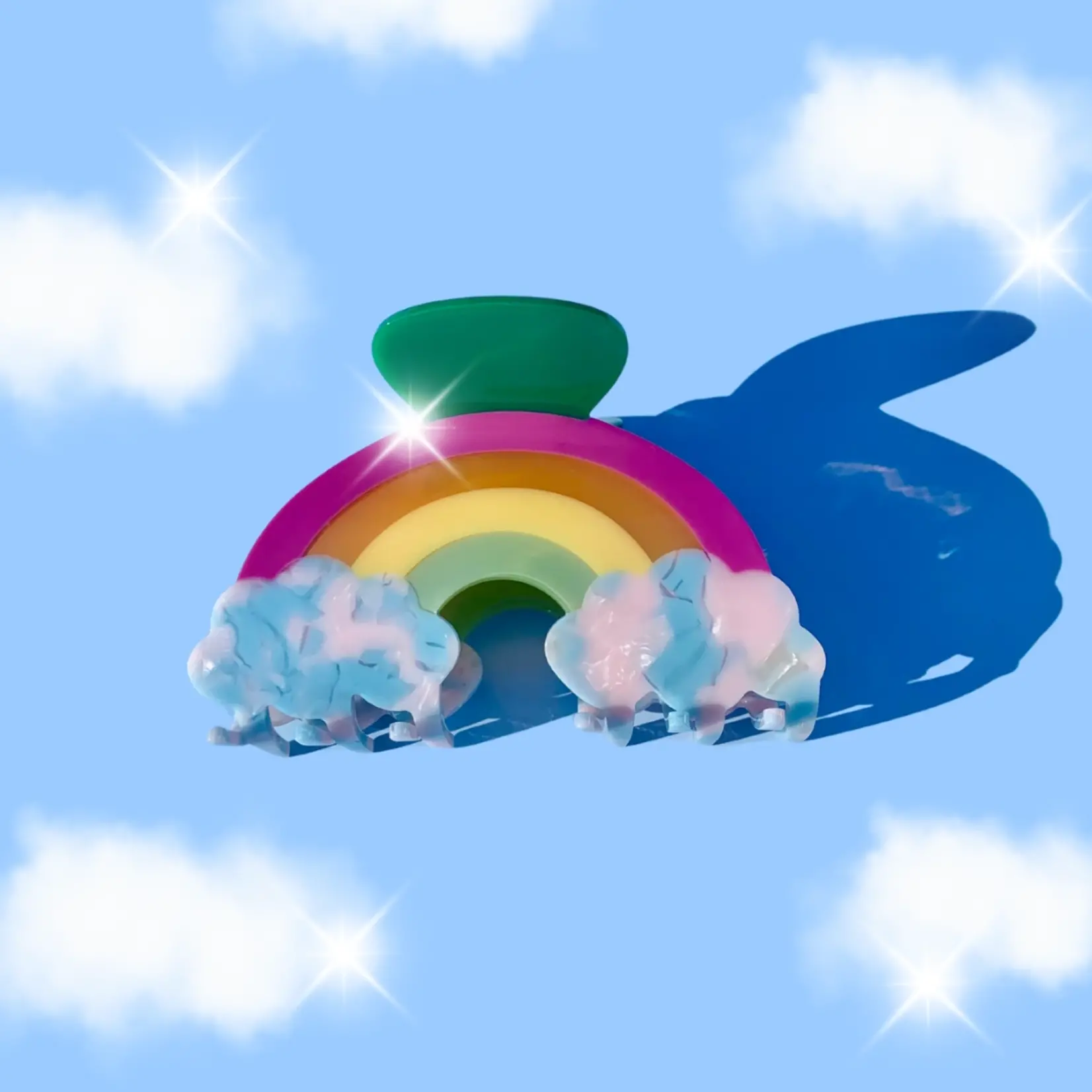 Not Picasso Rainbow Hair Claw