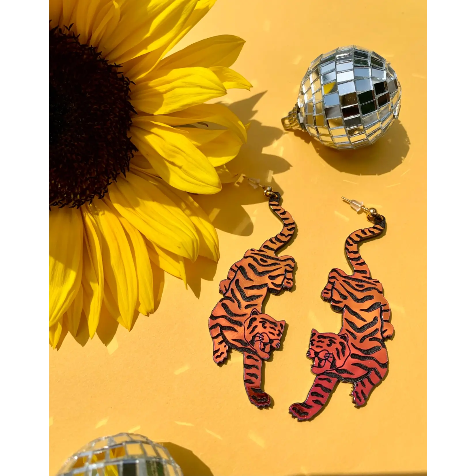 Not Picasso Tigers Earrings