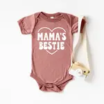 The Juniper Shop Mama's Bestie Onesie-Mauve