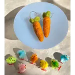 Honey Loom Designs Carrot Earring