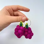 Honey Loom Designs Purple Grape Earrings