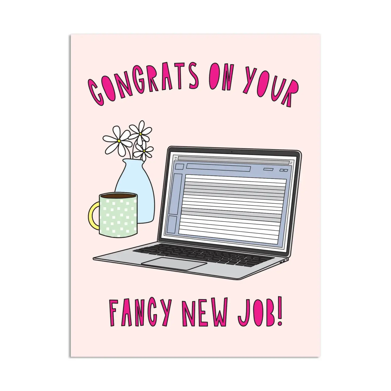 Near Modern Disaster Fancy New Job Card