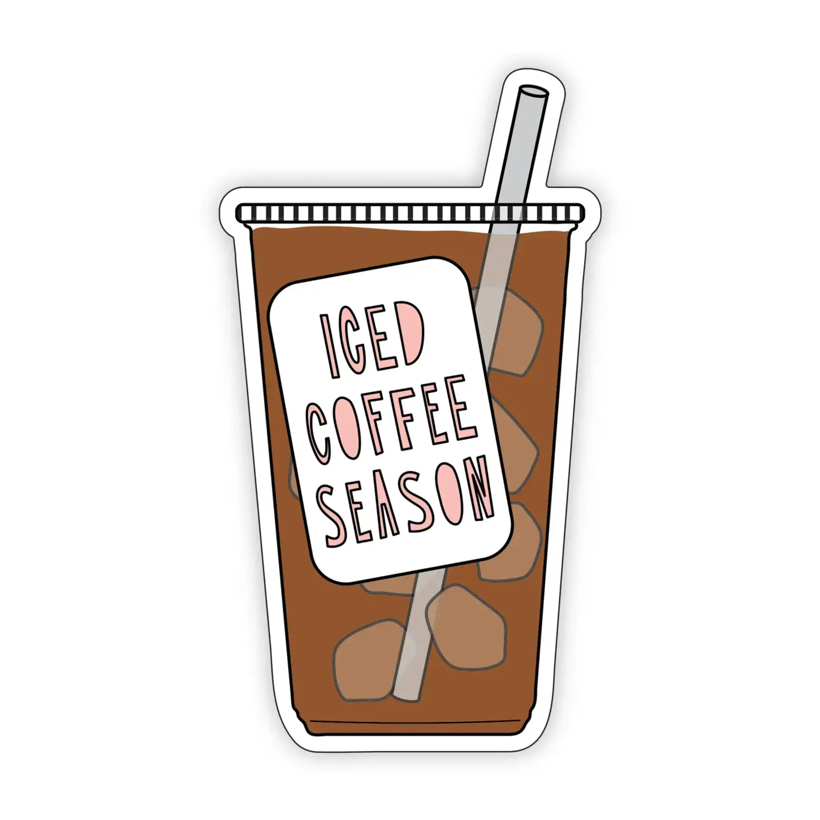 Near Modern Disaster Iced Coffee Season Sticker