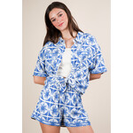 Very J Tropics Set-Blue(Plus Size Avail)