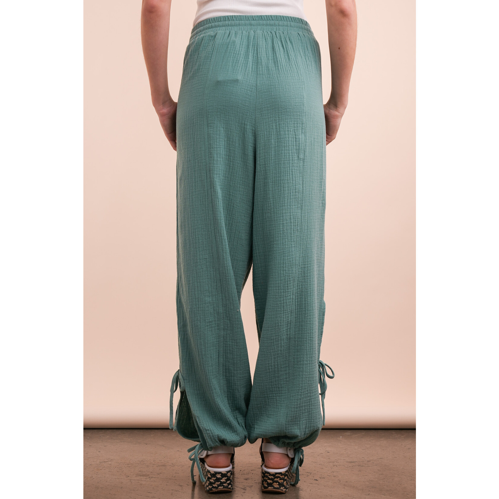 Very J Tunnel Pants-Sage