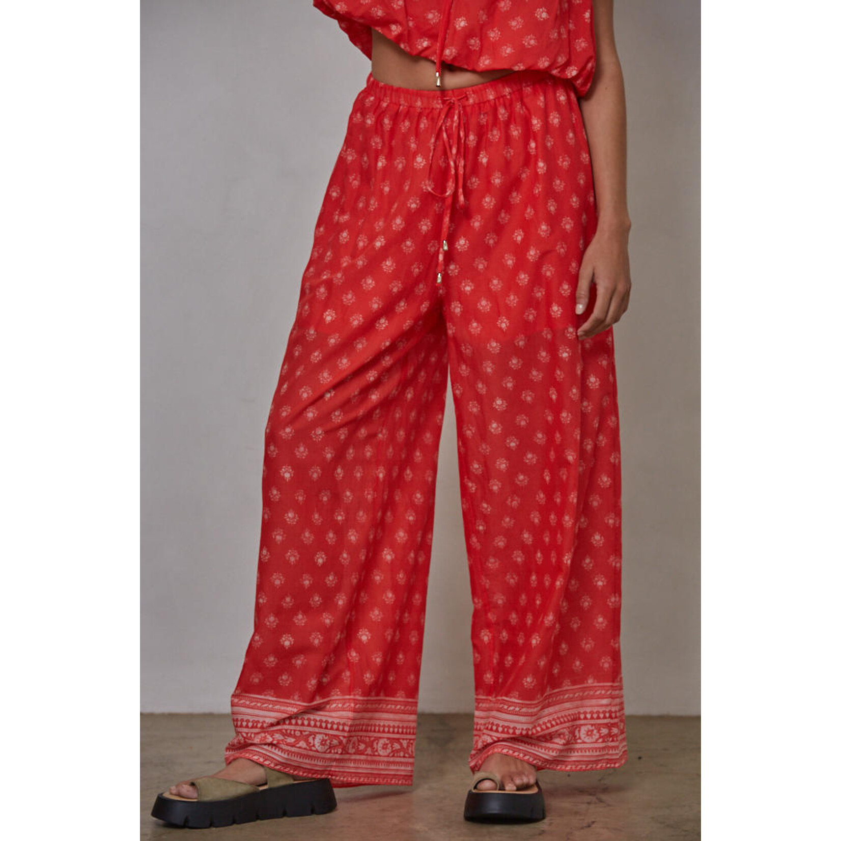 By Together Bastia Wide Leg Pants-FINAL SALE