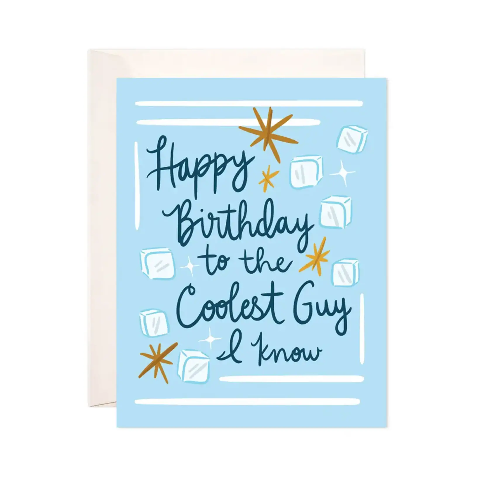 Bloomwolf Studio Coolest Guy Greeting Card