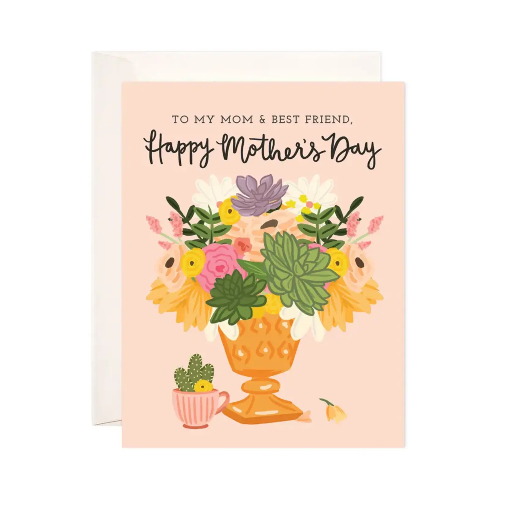 Bloomwolf Studio Mom & Best Friend Greeting Card
