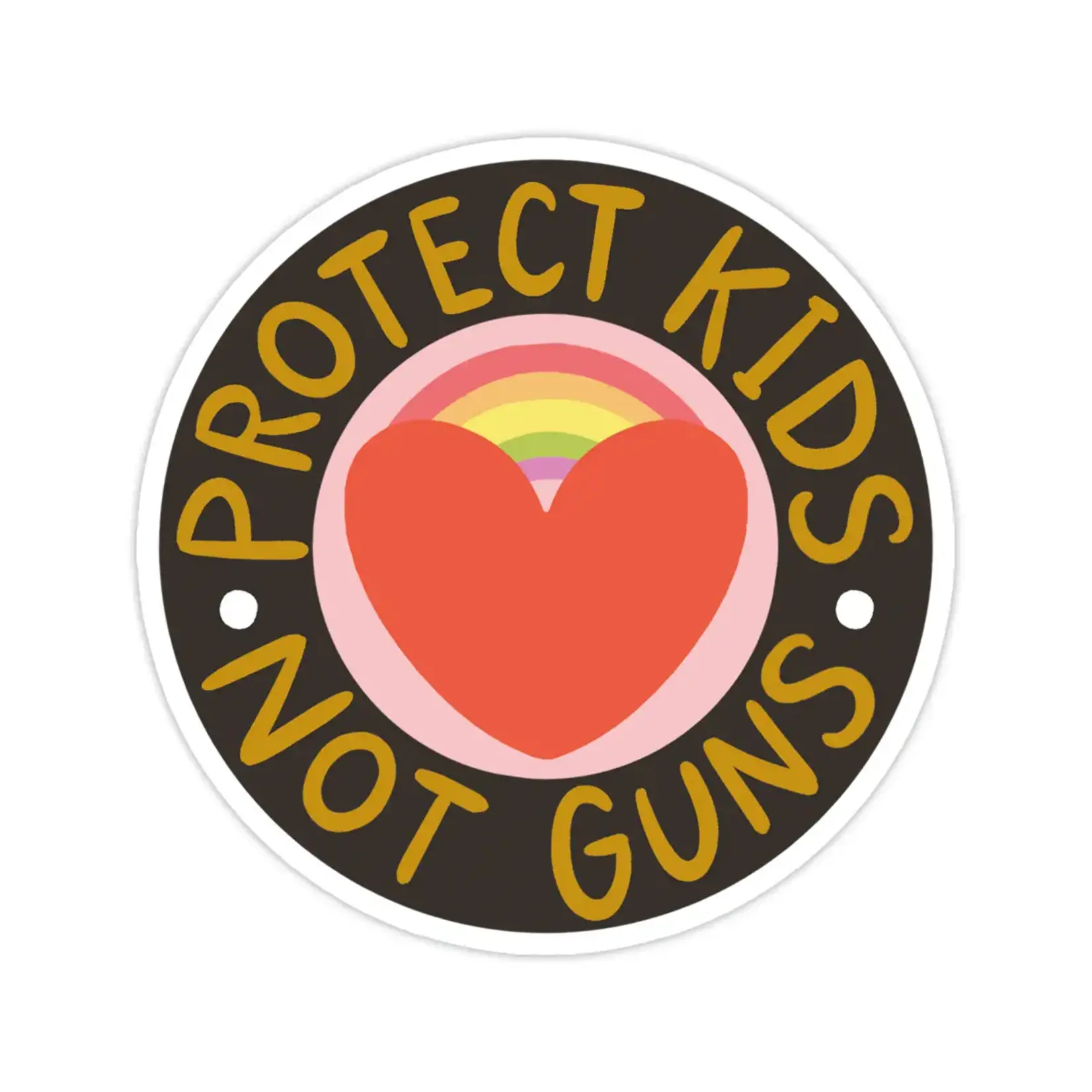Bloomwolf Studio Protect Kids Not Guns Vinyl Sticker