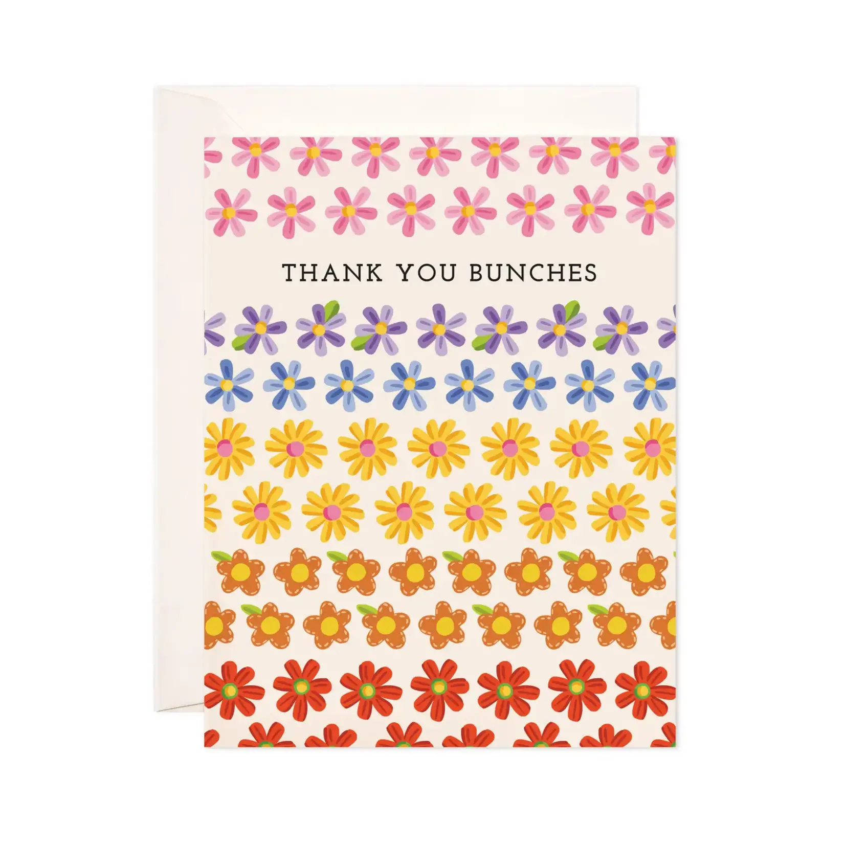 Bloomwolf Studio Thank You Bunches Greeting Card