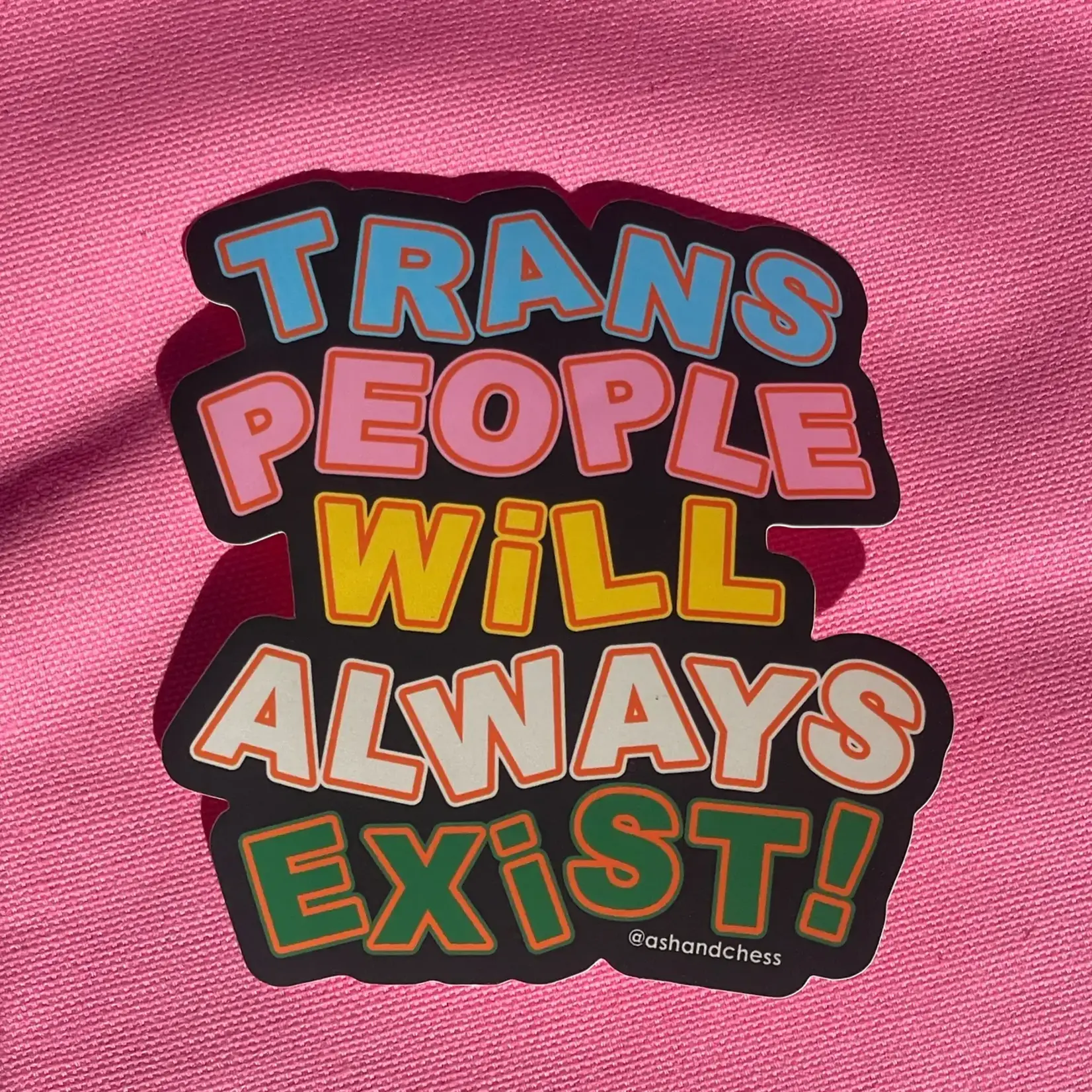 Ash + Chess Trans People Will Always Exist