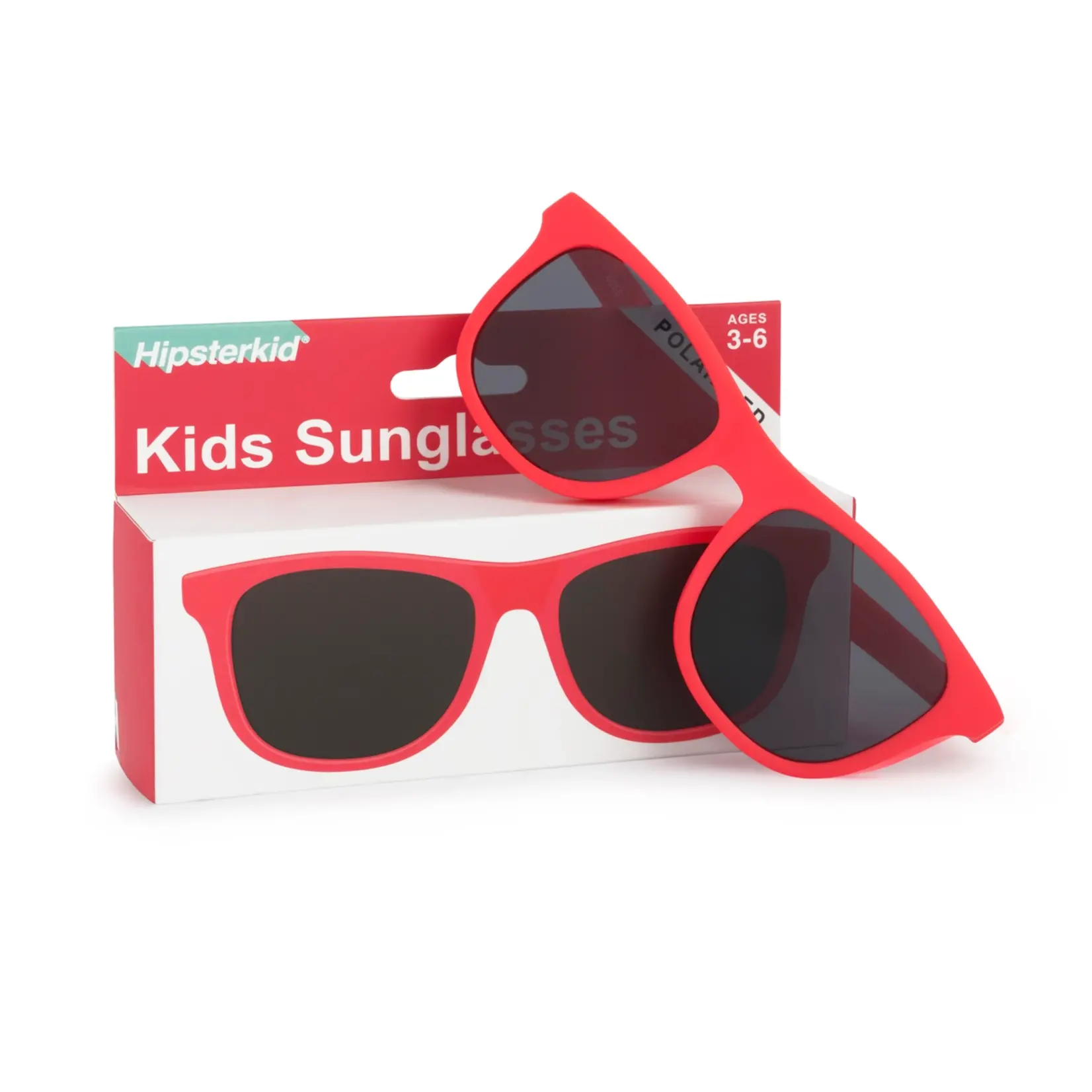 Hipsterkid Polarized Sunglasses-Coral