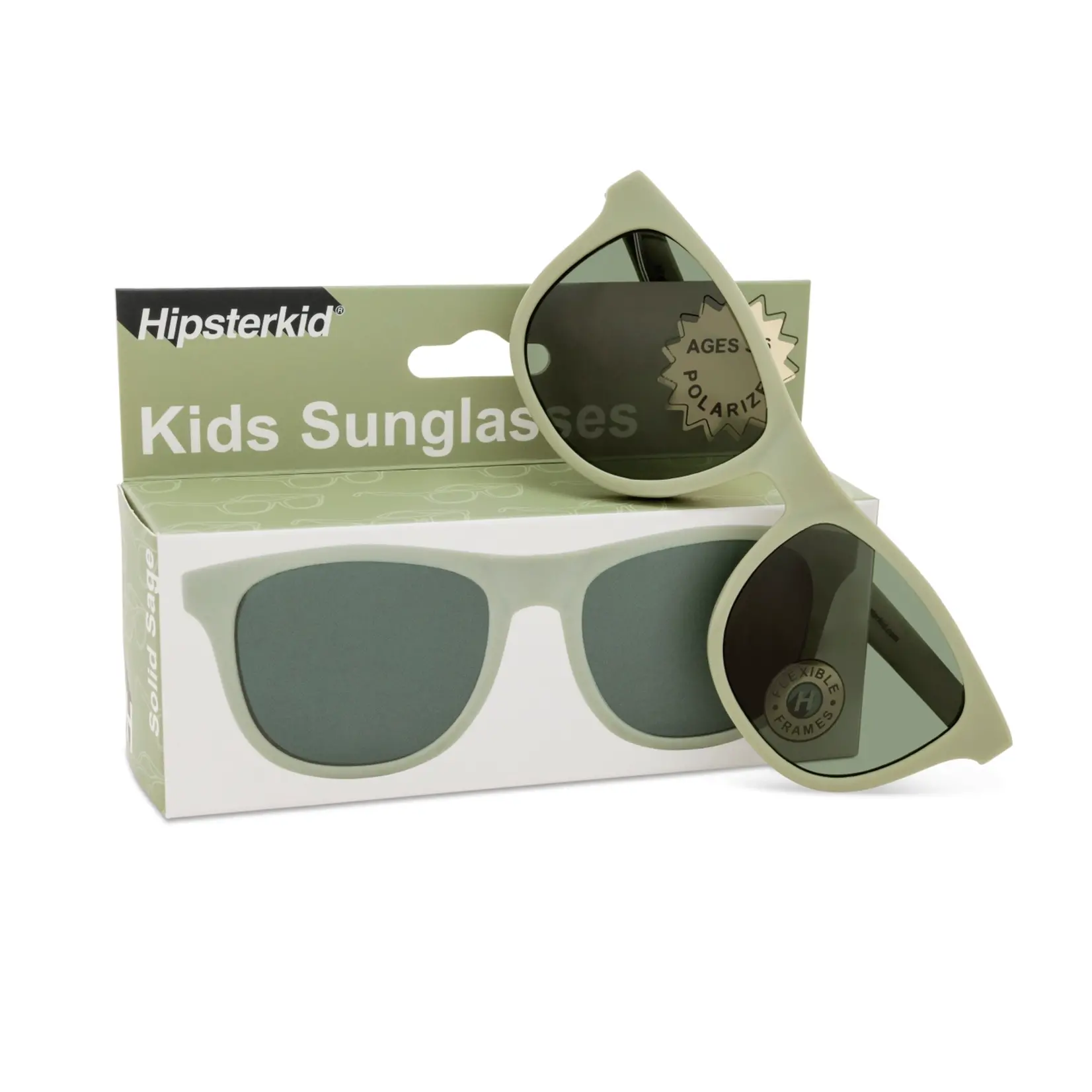 Hipsterkid Polarized Sunglasses-Sage