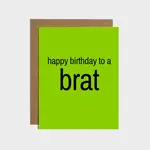 Brittany Paige Brat Birthday Card