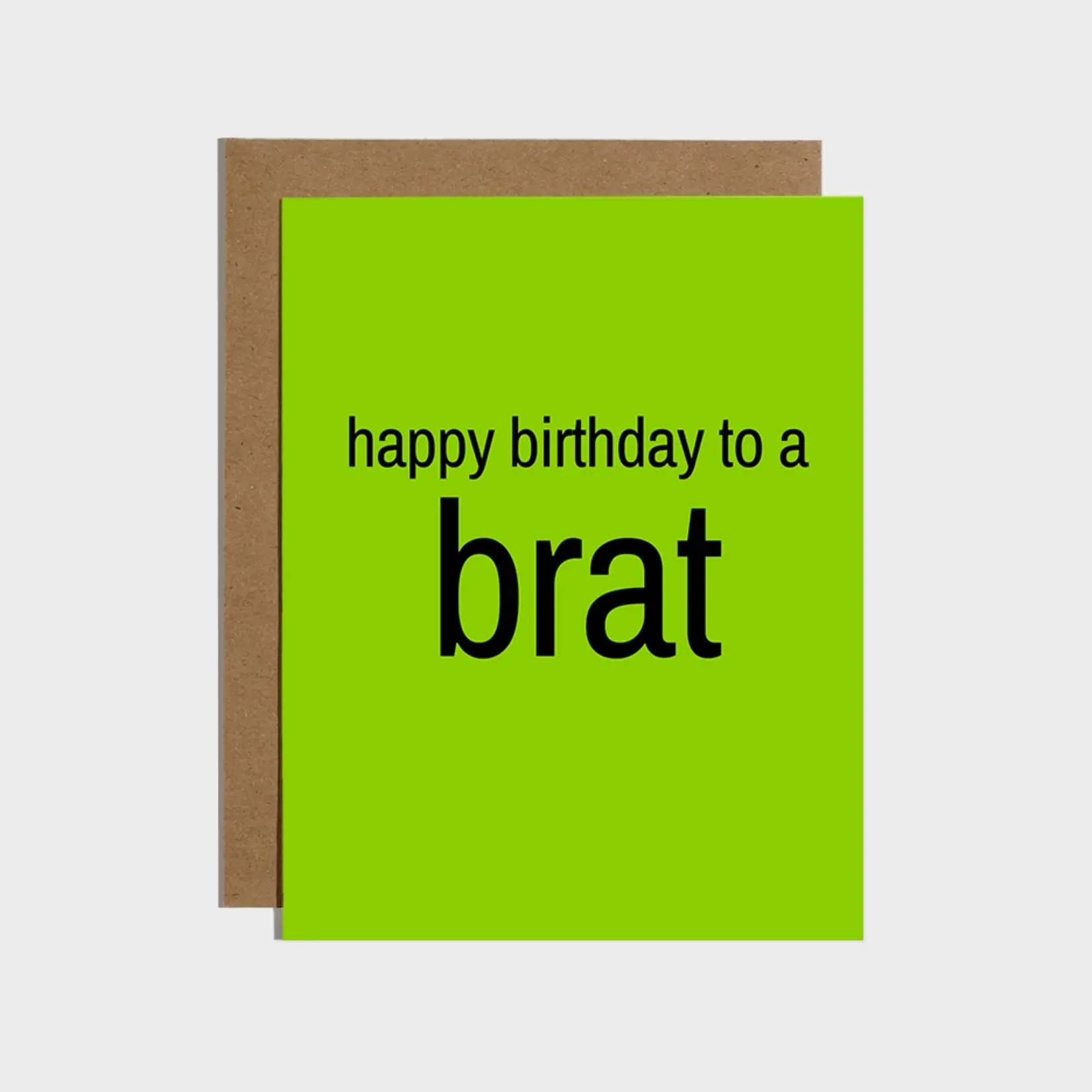Brittany Paige Brat Birthday Card