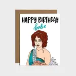 Brittany Paige Happy Birthday Babe Card