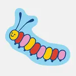 The Good Twin Caterpillar Sticker