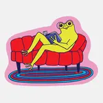 The Good Twin Cozy Froggy Sticker