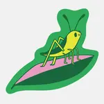The Good Twin Grasshopper Sticker