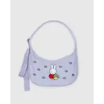 Baggu Medium Nylon Crescent Bag - Embroidered Miffy