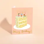 Carolyn Suzuki CONFETTI CAKE - Birthday Card