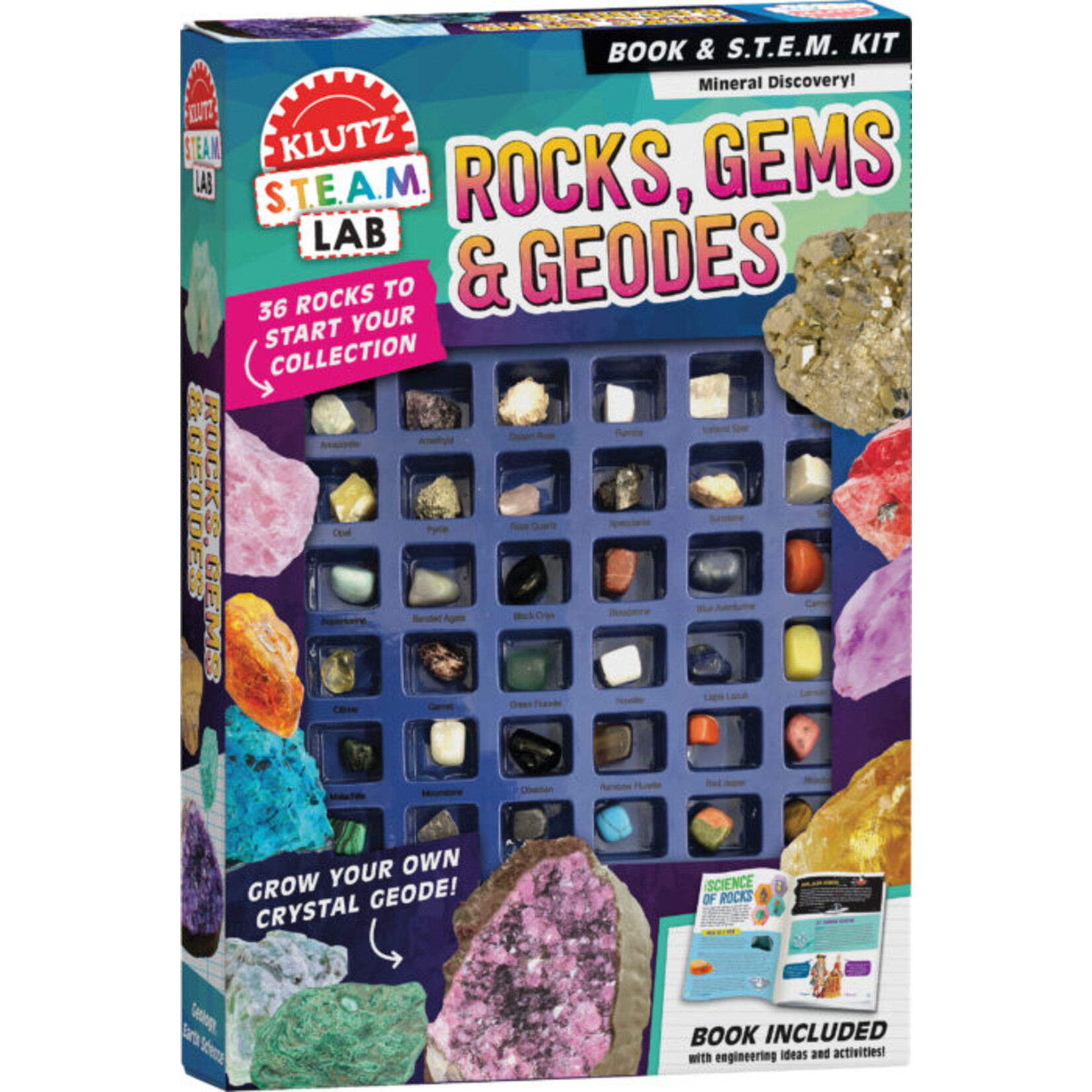 Klutz STEAM LAB ROCKS, GEMS &  GEODES