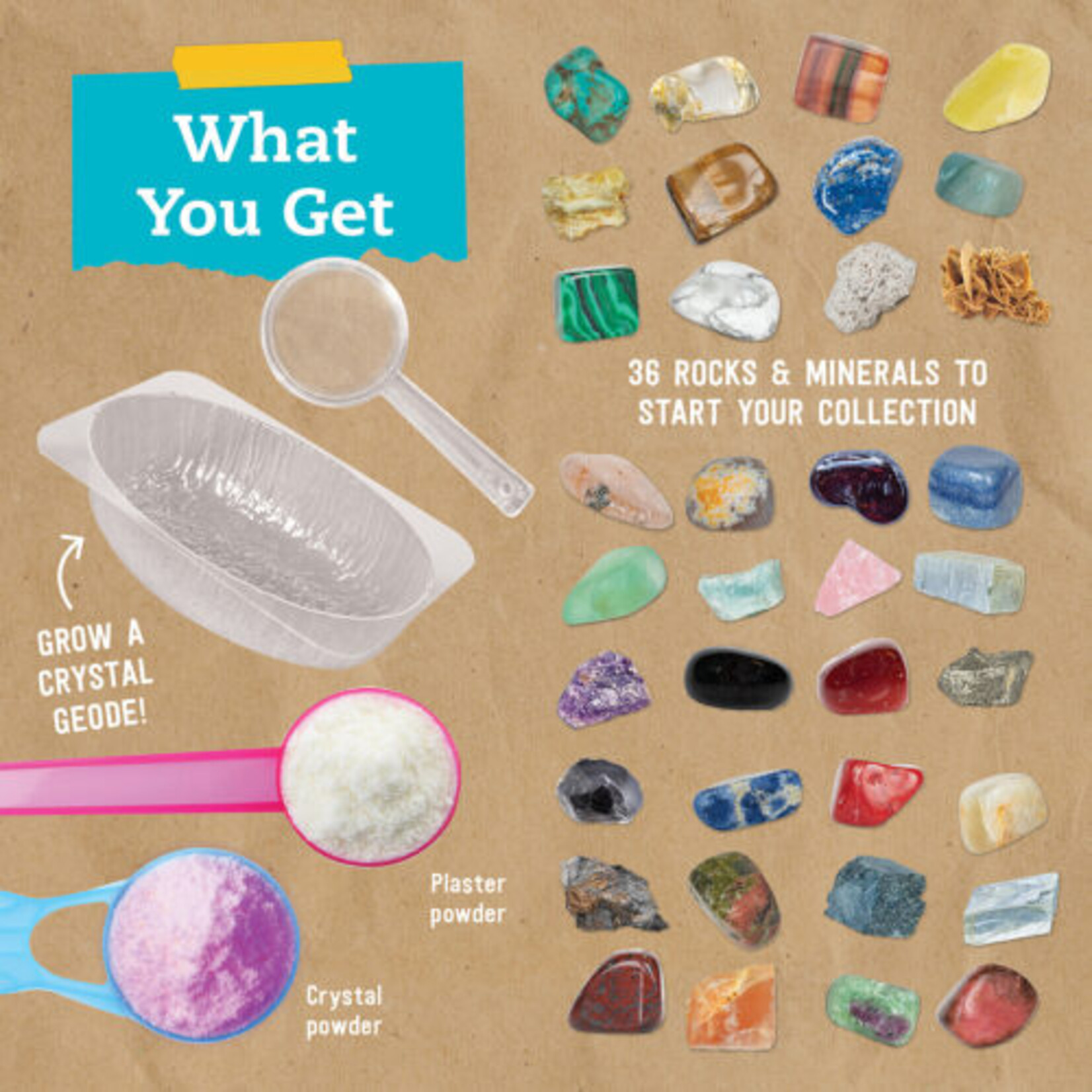 Klutz STEAM LAB ROCKS, GEMS &  GEODES