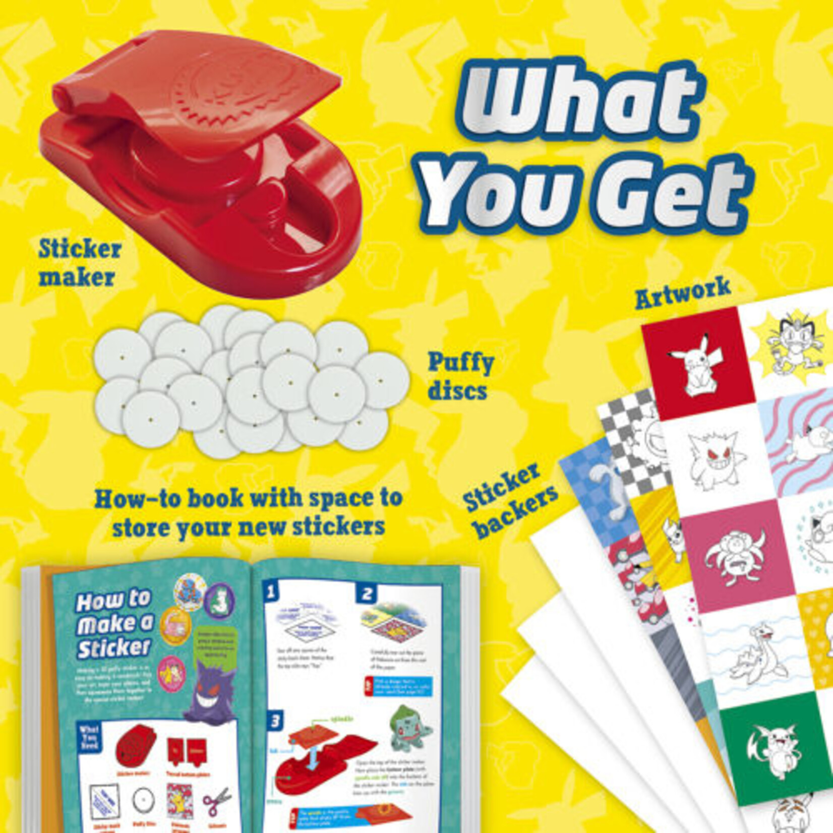 Klutz POKEMON COLOR-IN 3D  STICKERS